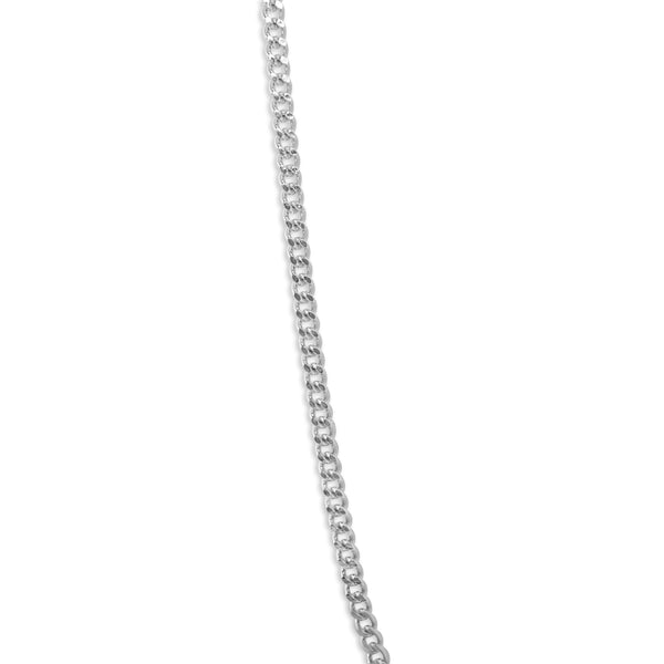 Männer Curb Chain Panzer Halskette aus 925 Sterling Silver Sprezzi Fashion