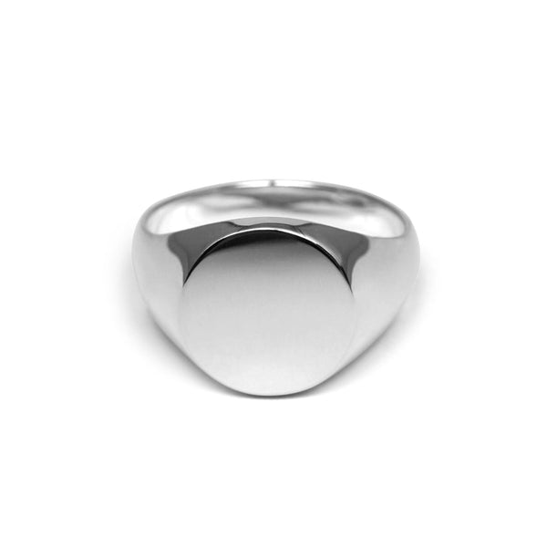 Eleganter Herren Siegelring aus 925 Sterling Silber mit polierter Oberfläche für einen zeitlosen Look Sprezzi Fashion