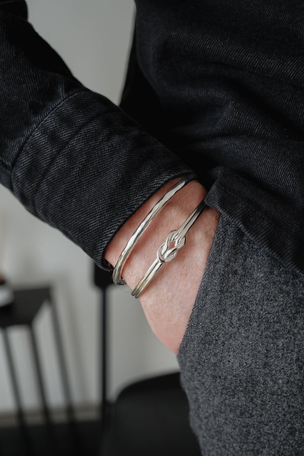 Männer Armreifen Silber