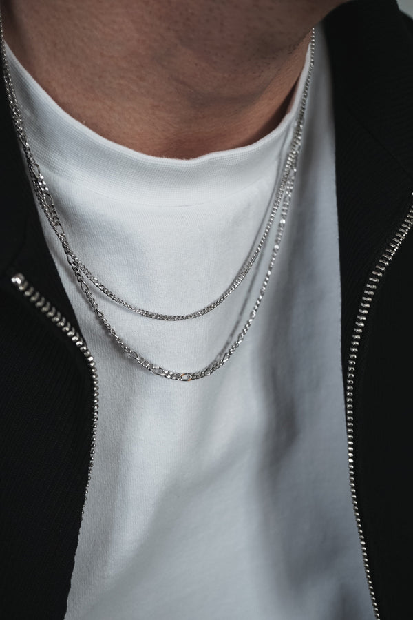 Halsketten Set Männer aus Silber Sprezzi Fashion