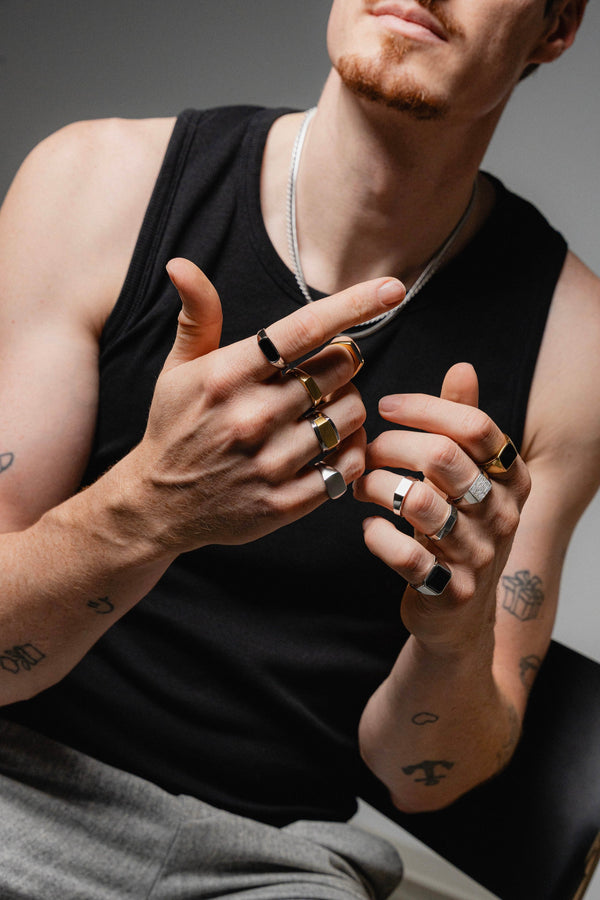 Gold und Silber Ringe Kollektion Sprezzi Fashion