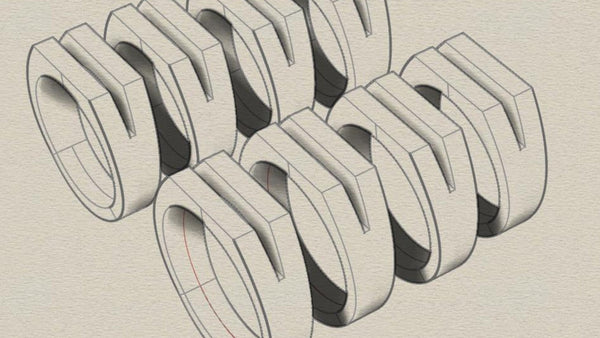 Einzigartiger personalisierter Designer Schmuck hochwertig Echtschmuck Schmuck Design ausgefallen