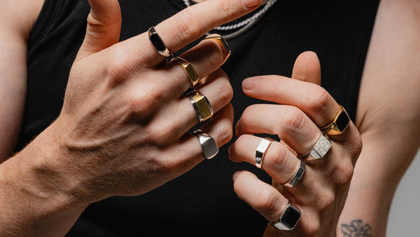 Ringe Silber und Gold Inspiration schmal und breit modern Sprezzi Fashion