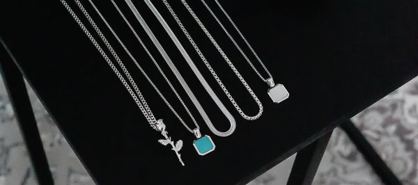 Silber Halsketten für Männer Sprezzi Fashion