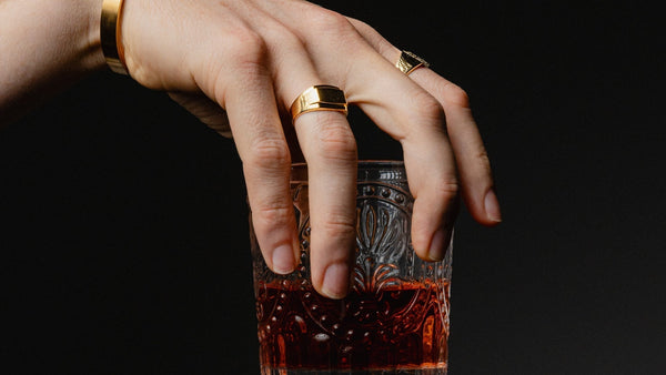 Gold Ringe Echtgold 18k Herren Siegelring klassisch Gold hochwertig handgemacht