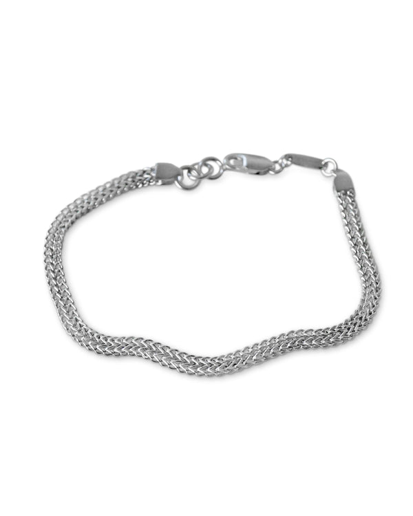 Herren Silber Armband aus 925 Sterling Silver minimalistisch Sprezzi Fashion