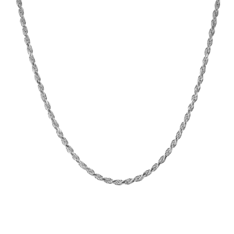 【PRY】Rope Lariat Necklace Silver925 ❶ 925-Sterling-Rope-Kette-Mit-