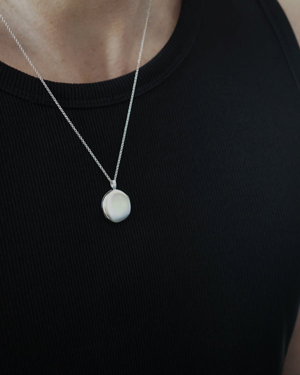 Hochwertige 925 Sterling Silber Halskette mit aufklappbarem Medaillon Anhänger Sprezzi Fashion