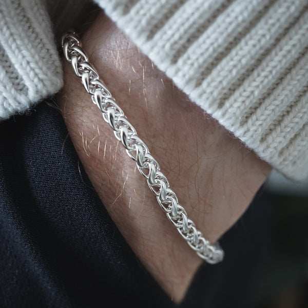 925 Sterling Silver Armband [Wheat] Armband Sprezzi 