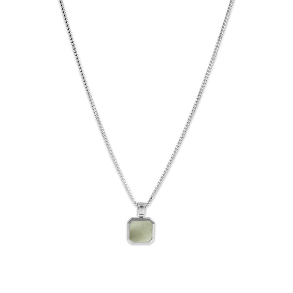 925 Sterling Silver Necklace [Pearl] Halsketten Sprezzi Azure Silver 