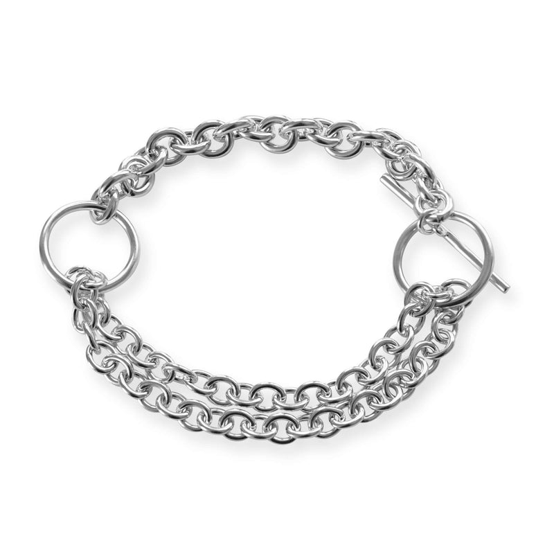 Silber Armband für Männer im Rolo Stil 