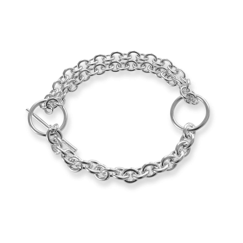 Silber Armband für Männer im Rolo Stil 