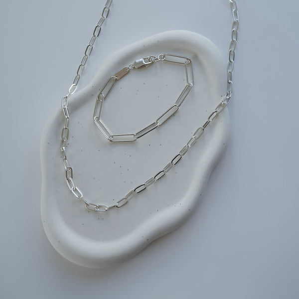 Paperclip Bracelet & Necklace