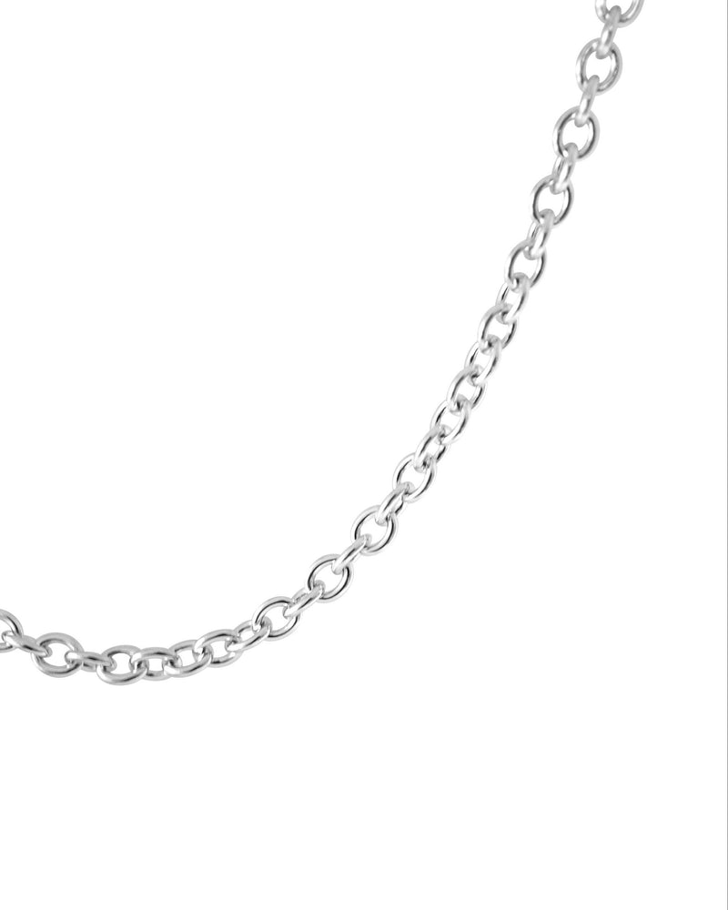 Silber Rolo Kette für Männer aus 925 Sterling Silber