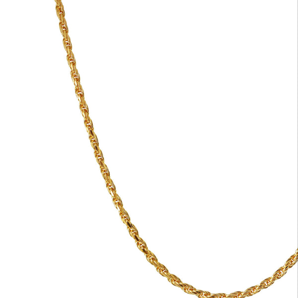 Gold Kette für Männer aus 18k Gold Zop Stil