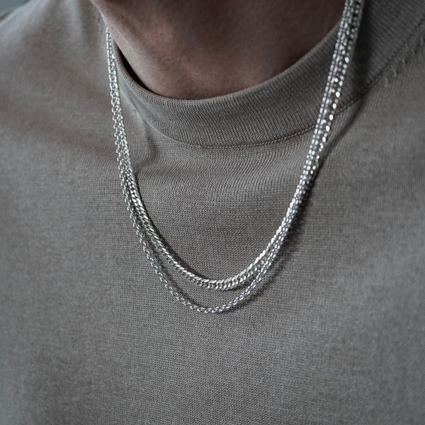 Silber Cuban Chain Kette für Männer aus 925 Silber