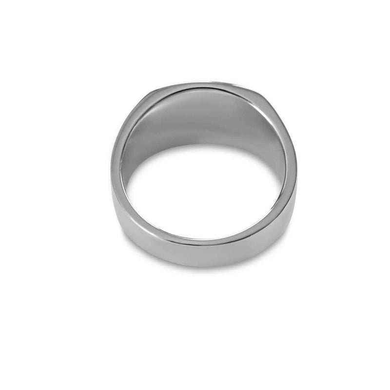 Edgy Ring im Bicolor Design mit glänzendem Silber-Gold-Mix aus 925 Sterling Silber Sprezzi Fashion