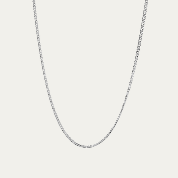 Collar De Plata 925 [Curb]