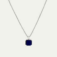 Halskette 925 Silber Anhänger [Lapislazuli]