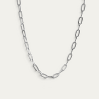 Collier En Argent Sterling 925 [Paperclip Chain]