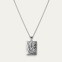 Collier 925 Argent Avec Pendentif [Météorite]