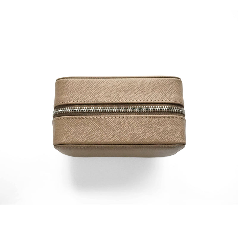 Handgefertigte Leder Uhrenbox taupe für 2 Uhren stilvolles und zeitloses Design Sprezzi Fashion