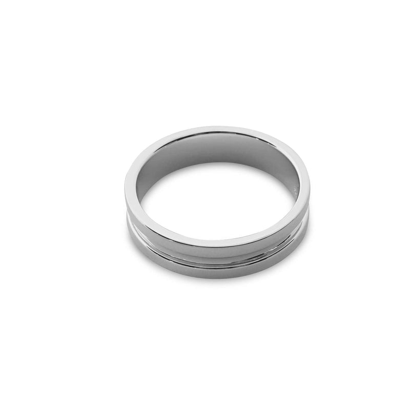 Herren Bandring Balance 925 Silber minimalistisch poliert handgefertigt Sprezzi Fashion