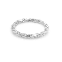 Herren Bandring aus Silber im gedrehten Seil Stil kombiniert feine Struktur mit klarer Form und hochwertiger Verarbeitung für eine stilvolle maskuline Ausstrahlung Sprezzi Fashion