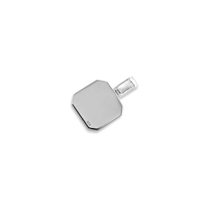 Modernes Herren Silber Halskette mit Larvikit Anhänger aus 925 Silber elegant und stilvoll Sprezzi Fashion