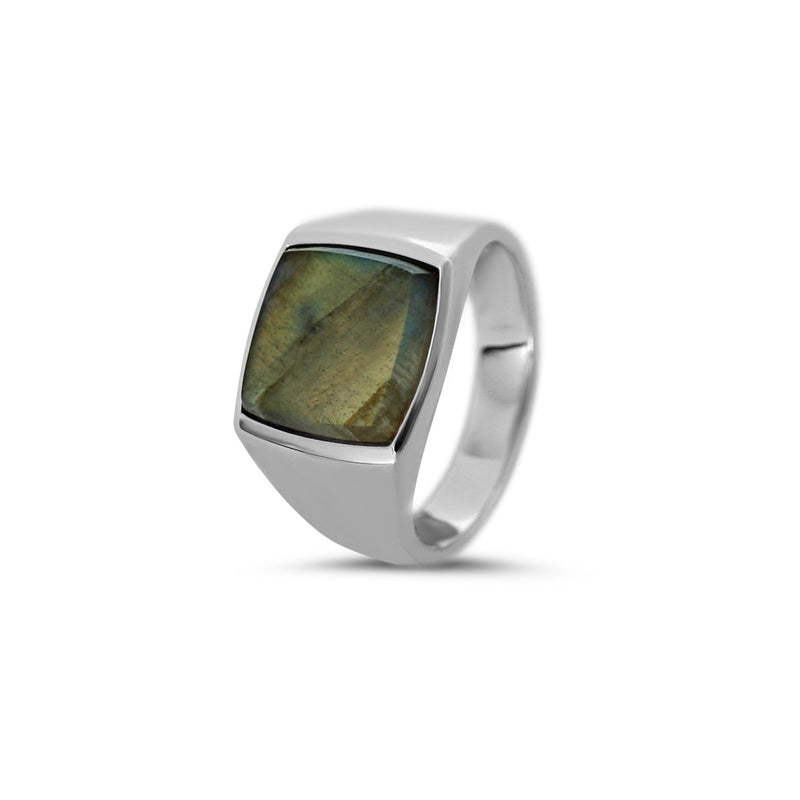 Eleganter Lavrikite Stein Ring aus 925 Sterling Silber handgefertigt mit echtem Naturstein Sprezzi Fashion