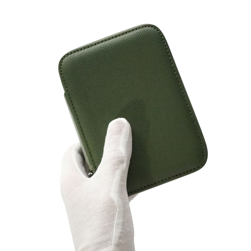 Khaki Leder Uhrenbox für 2 Uhren handgefertigt inklusive Geschenkbox und Reisetasche Sprezzi Fashion