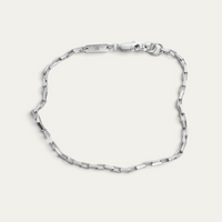 Armband 925 Silber [Small Paperclip]