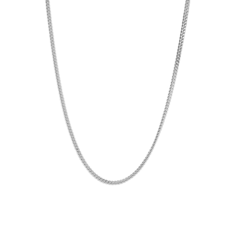 Diese massive Panzerkette praesentationiert 925 Sterling Silber Glieder die durch ihre glatte polierte Flaeche eine edle maskuline Praesenz erzeugen die hochwertige rhodinierte Oberflaeche verleiht dem minimalistischen Design zeitlose langlebige Qualitaet Sprezzi Fashion