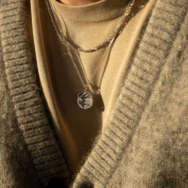 Colliers Et Cables Pour Homme En Titane, Métal Unique, Collection De Collier Et Cables Pour Homme En Titane