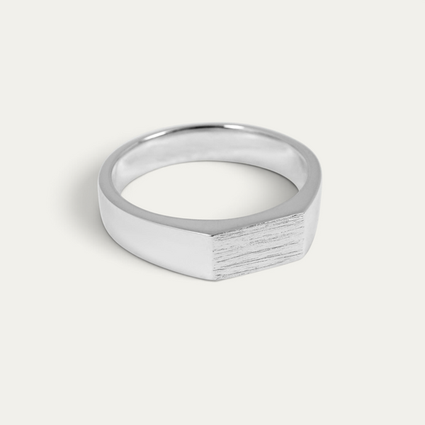 Bague 925 Argent & Or [Raw Thin]