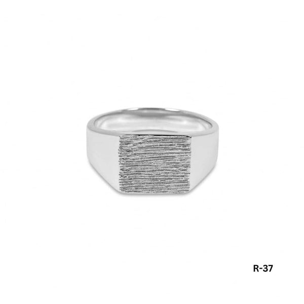 Schlichter Herren Silberring mit modernem minimalistischen Design aus 925 Sterling Silber Sprezzi Fashion