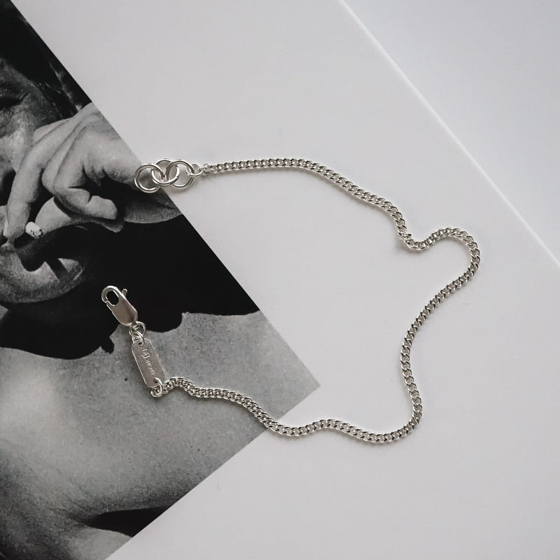 Silber Armband für Herren mit zusätzlicher Rhodium Beschichtung für extra Glanz und Schutz Sprezzi Fashion