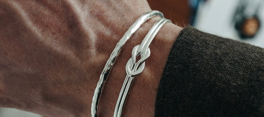 Eleganter Silber Armreif aus 925 Sterling Silber verstellbar schlicht und perfekt fuer jeden Anlass Sprezzi Fashion