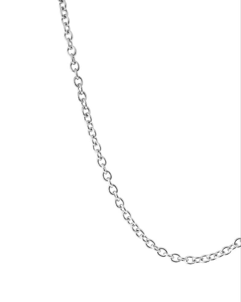 Exklusive Handmade Silber Rolo Chain Kette für Herren langlebig und stylisch Sprezzi Fashion