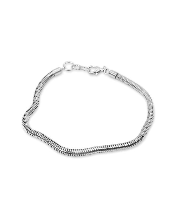 Élégant bracelet Snake en argent sterling 925 au design chevrons, parfait pour les hommes élégants Sprezzi Fashion