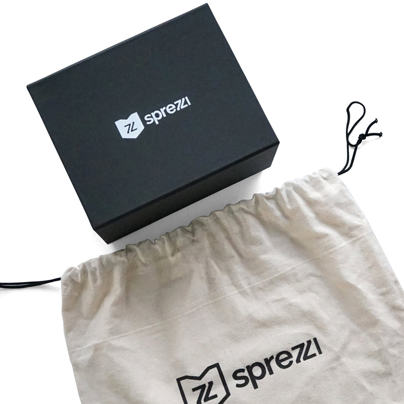 Exklusives Sprezzi Schmuckset mit Box und Tasche aus Leder handgefertigt für stilvolles Aufbewahren von Schmuck Sprezzi Fashion