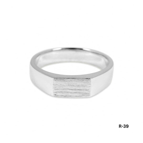 Strukturierter Herren Silberring aus 925 Sterling Silber mit feinem Design Sprezzi Fashion