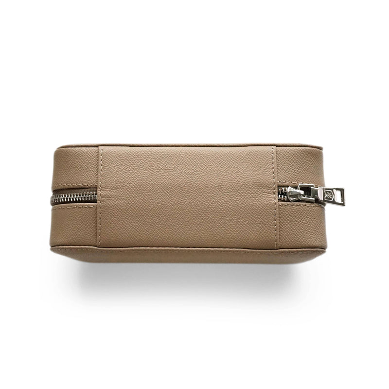 Taupe Leder Uhrenbox für 3 Uhren handgemacht für optimalen Schutz und elegante Präsentation Sprezzi Fashion