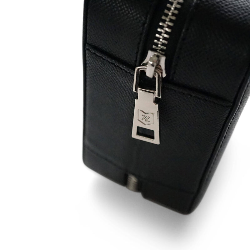 Elegante Uhrenrolle aus schwarzem Leder für 2 Uhren handgefertigt weiches Wildleder Innenfutter Sprezzi Fashion