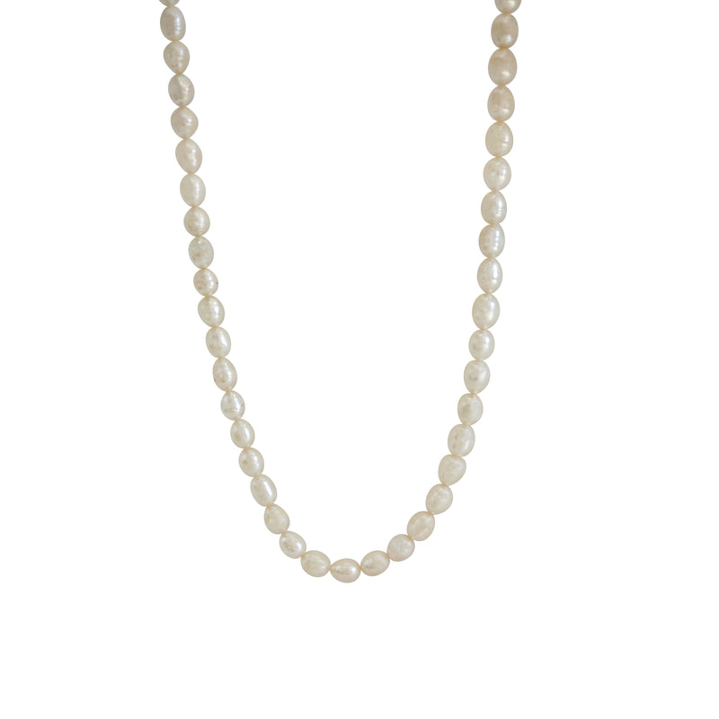 Elegante Water Pearl Halskette mit Süßwasserperlen und 925 Silber Verschluss, handgefertigt für zeitlosen Stil Sprezzi Fashion