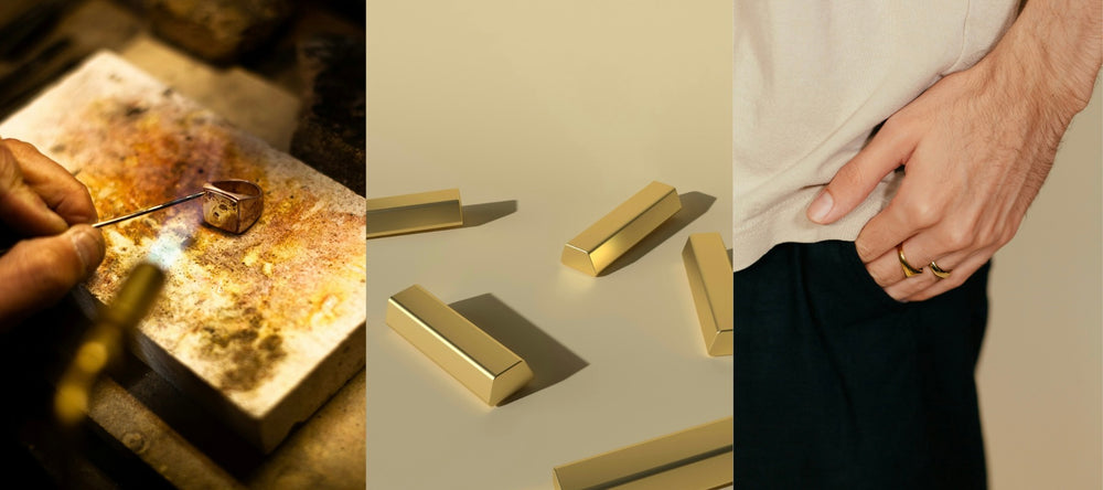 Goldene Ringe für Männer