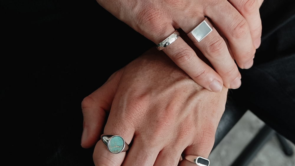 Silber Ringe Männer 