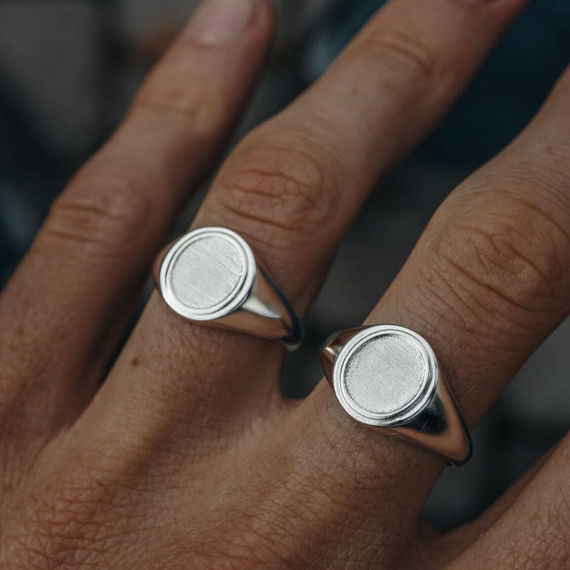 Silber Ring für Männer aus 925 Sterling Silver minimalistisch Sprezzi Fashion