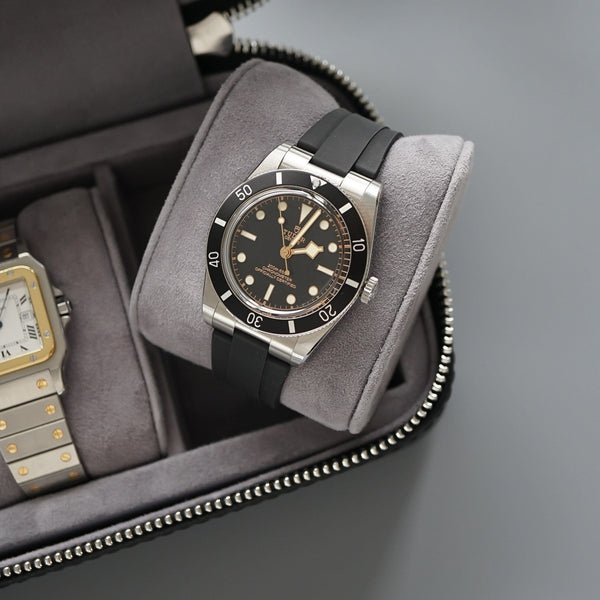 Luxuriöse Leder Uhrenbox Aufbewahrung für bis zu 3 Uhren von Sprezzi Fashion