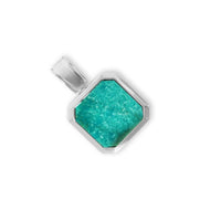 925 Silber Ketten Anhänger mit Türkis Stein Handgemacht Inklusive Schmuckbox Stilvolles Accessoire Sprezzi Fashion